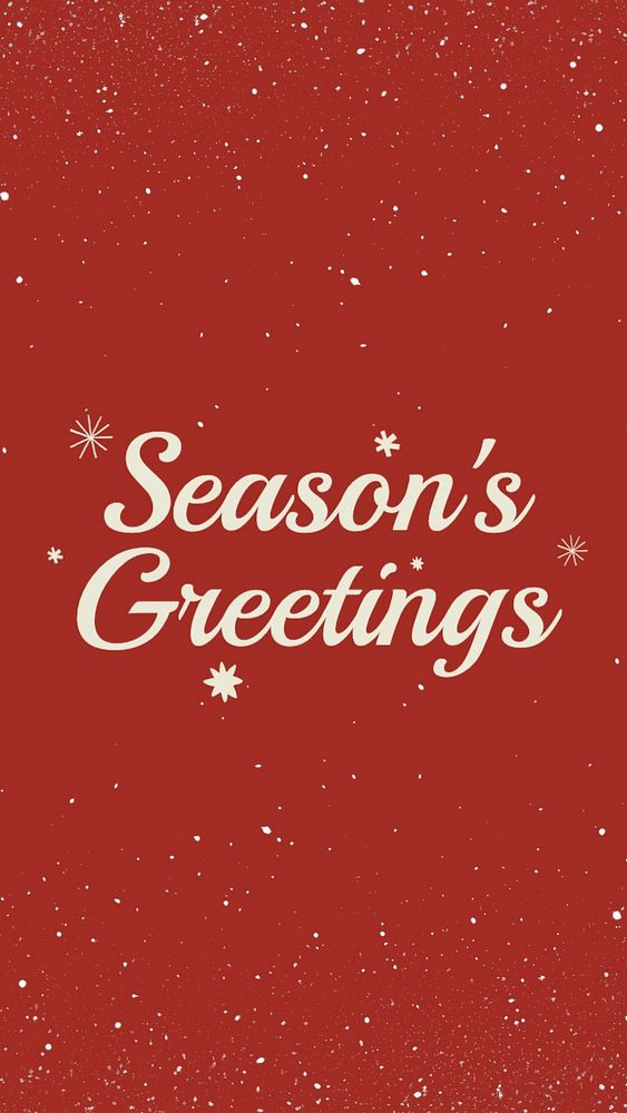 Seasons greetings Facebook story template