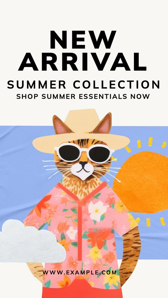 Summer collection Facebook story template