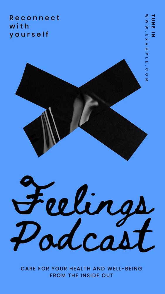 Feelings podcast Instagram story template