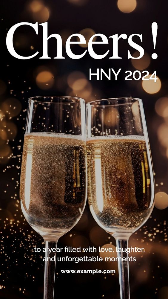 HNY 2024 Instagram story template