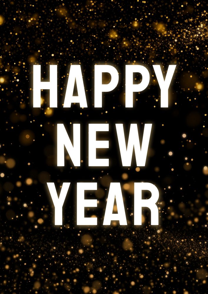 Happy New Year poster template