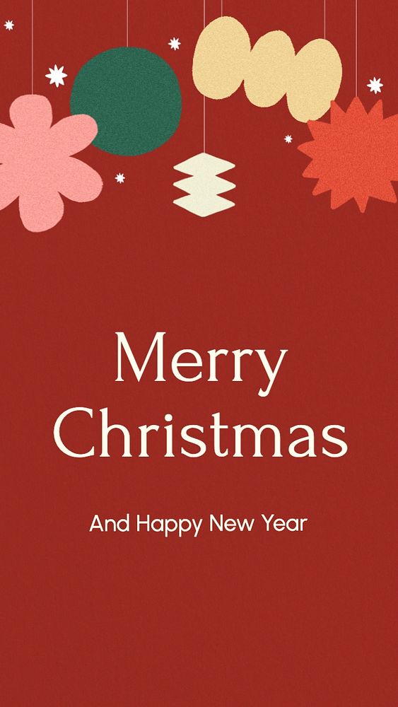 Merry Christmas Instagram story template