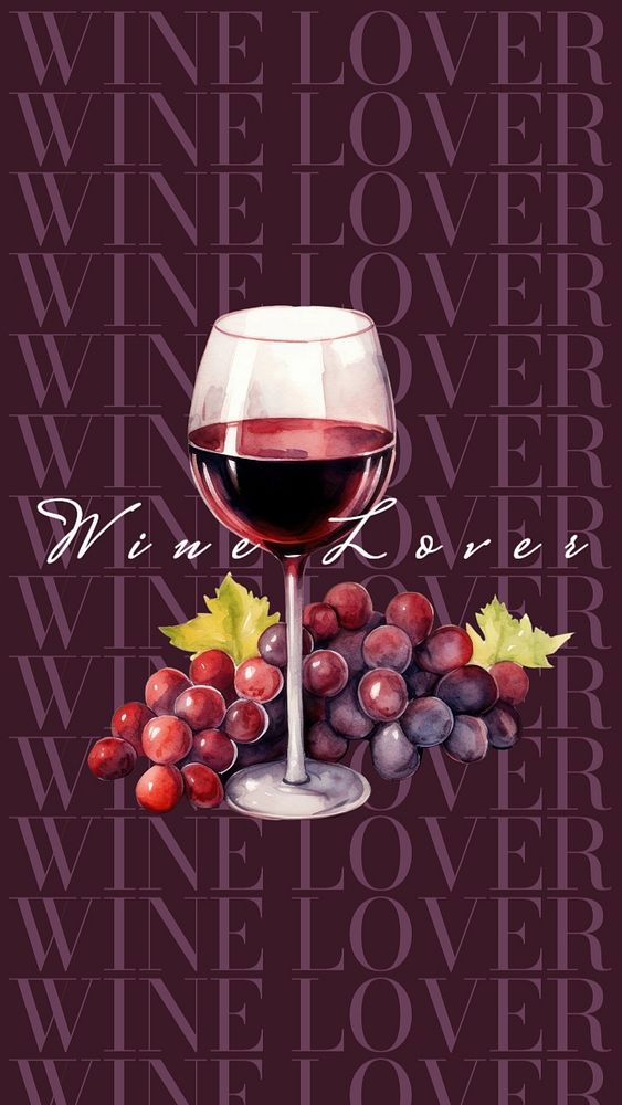 Wine lover Instagram story template