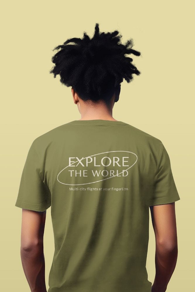 T-shirt editable mockup