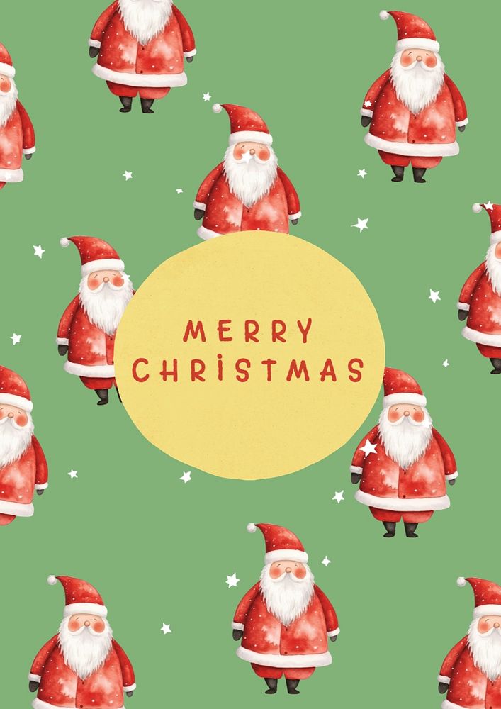 Merry Christmas poster template