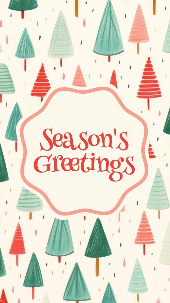 Seasons greetings Instagram story template