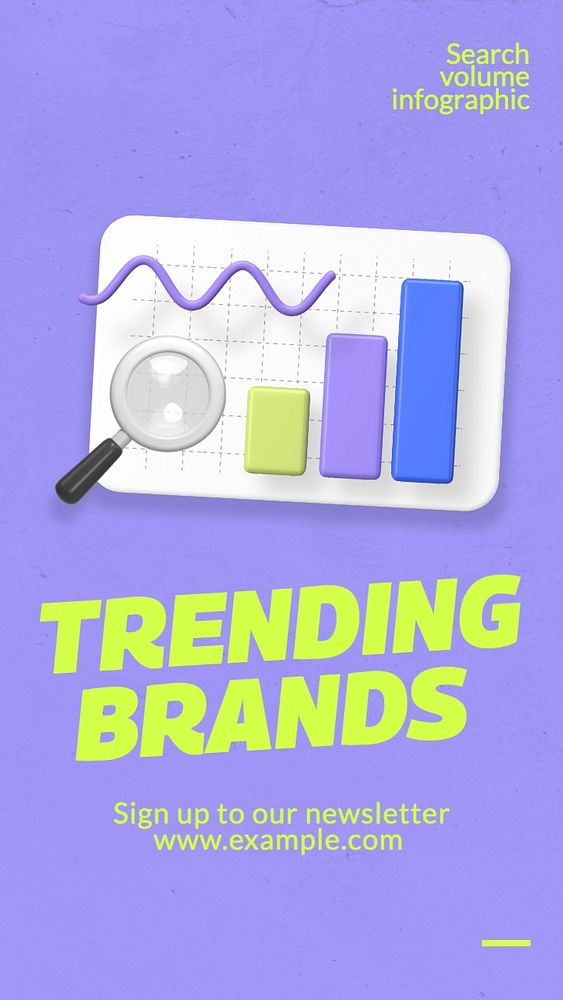 Trending brands Facebook story template