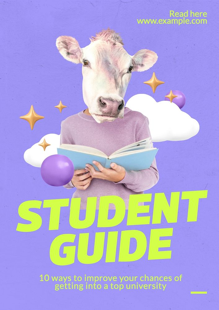 Student guide poster template