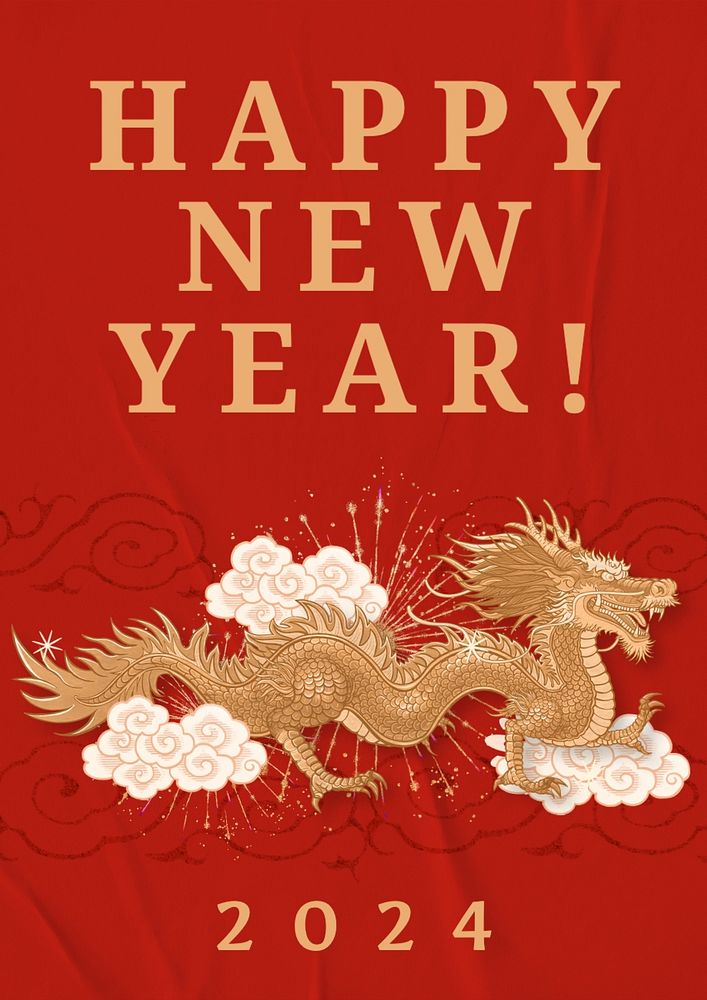 Chinese New Year poster template