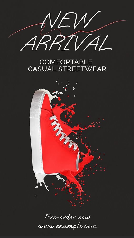 Streetwear new arrival Facebook story template