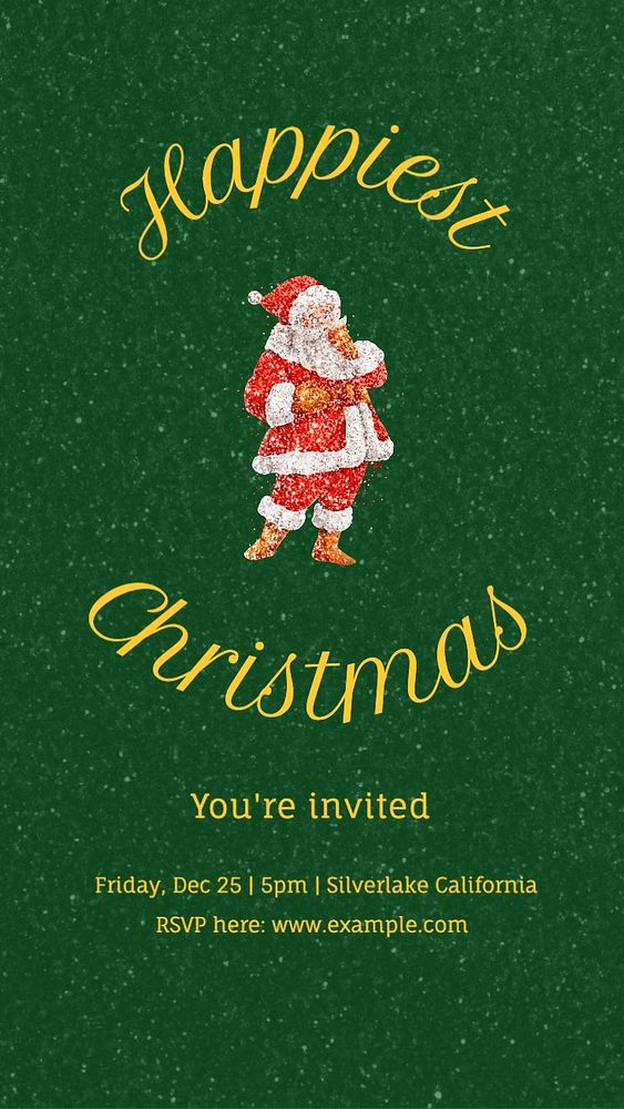 Happiest Christmas Instagram story template