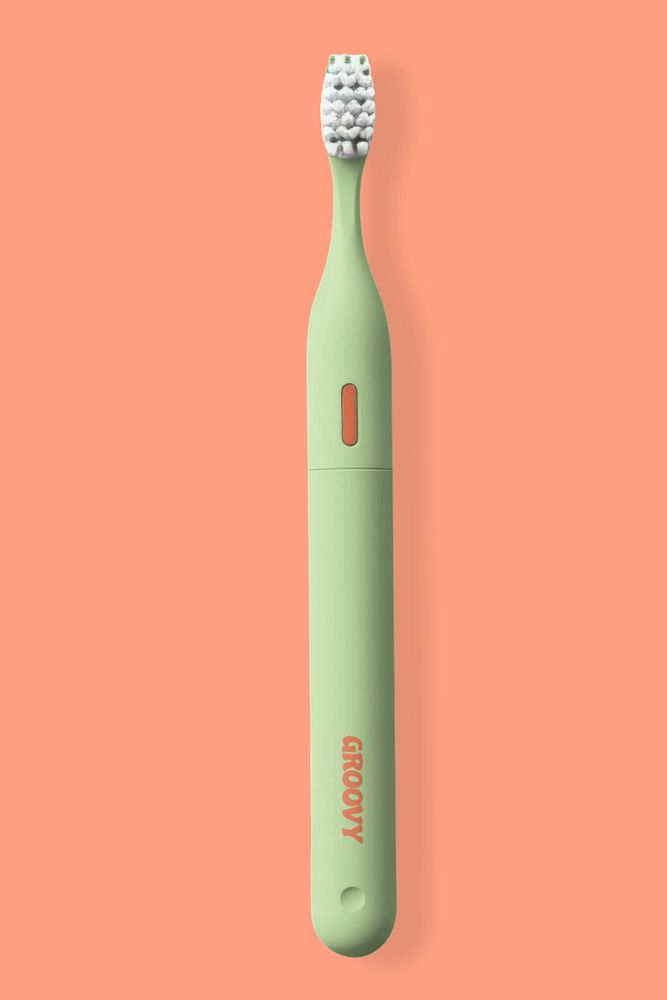 Electric toothbrush editable mockup