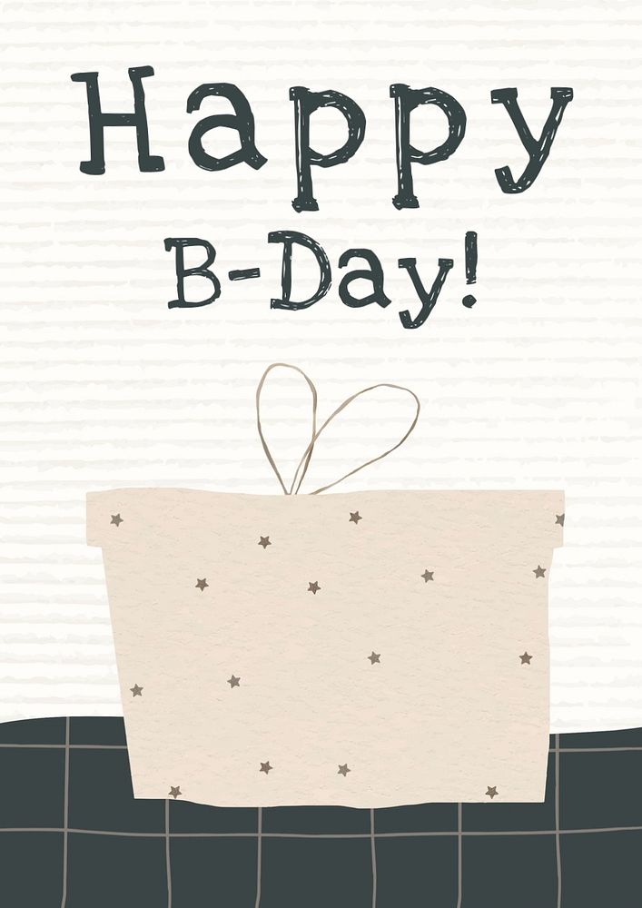 Birthday poster template