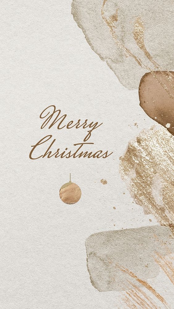 Merry Christmas mobile wallpaper template