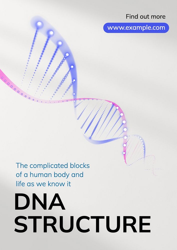 DNA Structure poster template