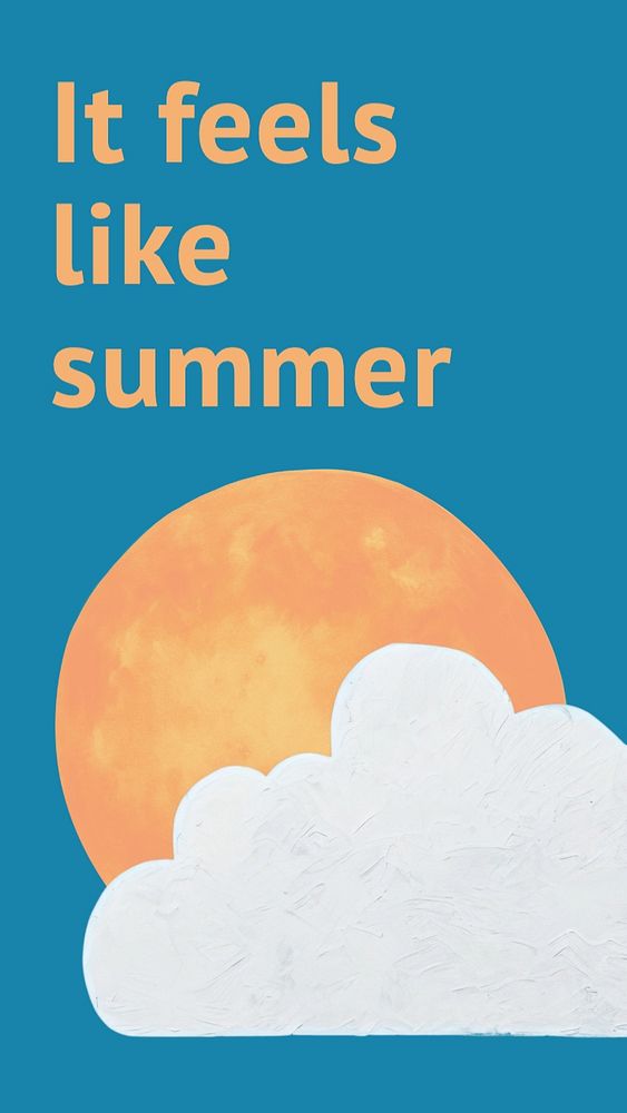 Summer Facebook story template