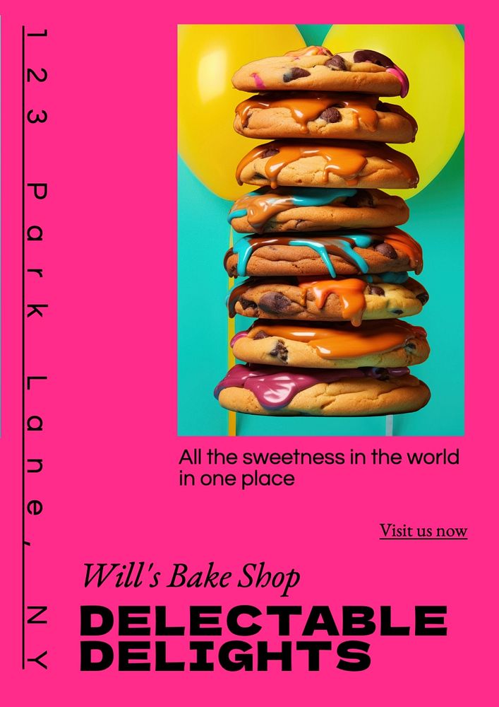 Bakery poster template