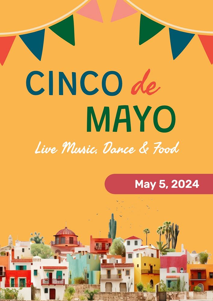 Cinco de Mayo poster template