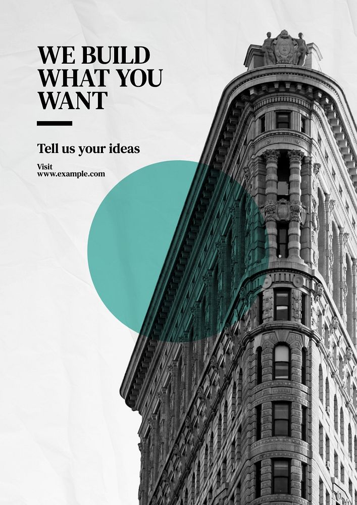 Building & architecture poster template