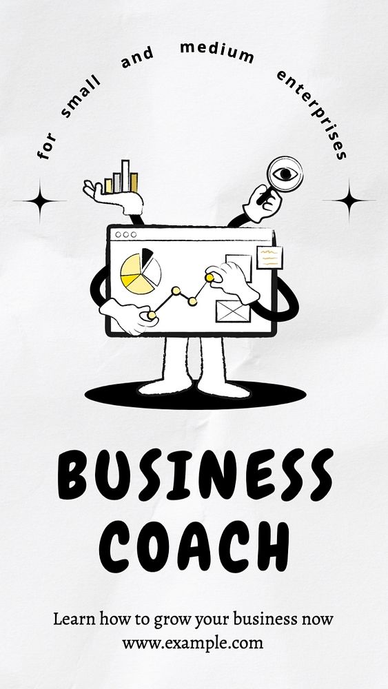 Business coach Facebook story template