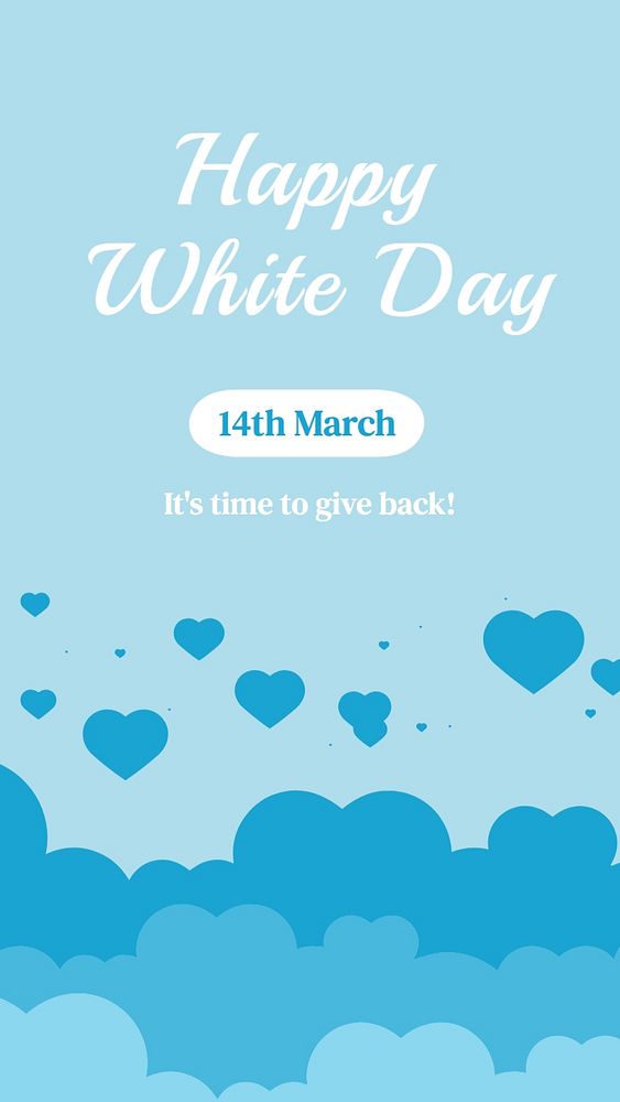 Happy White Day Instagram story template