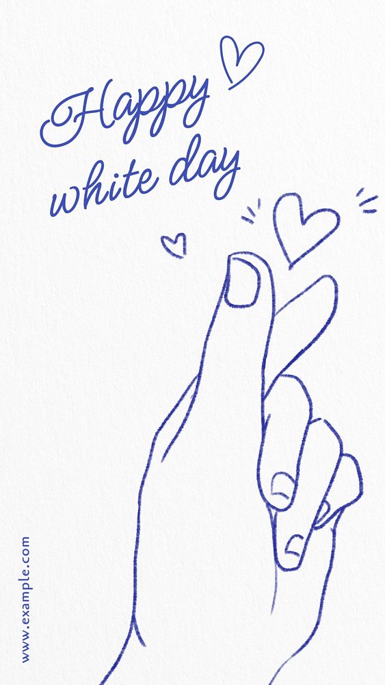 Happy White Day Instagram story template