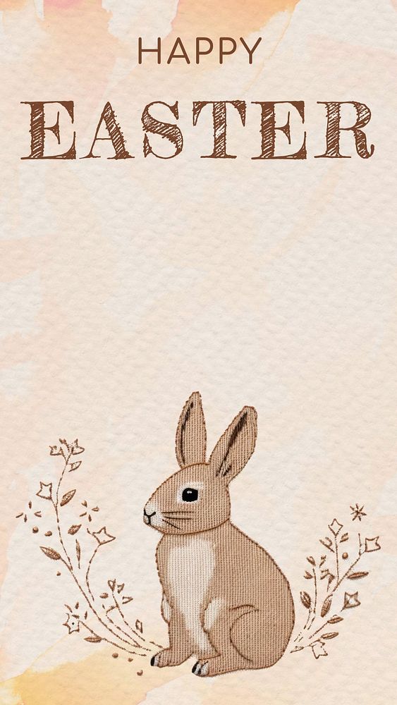 Happy easter Facebook story template