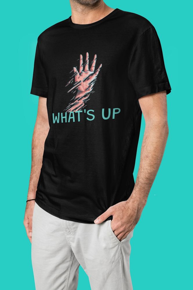 T-shirt mockup, men's fashion editable design