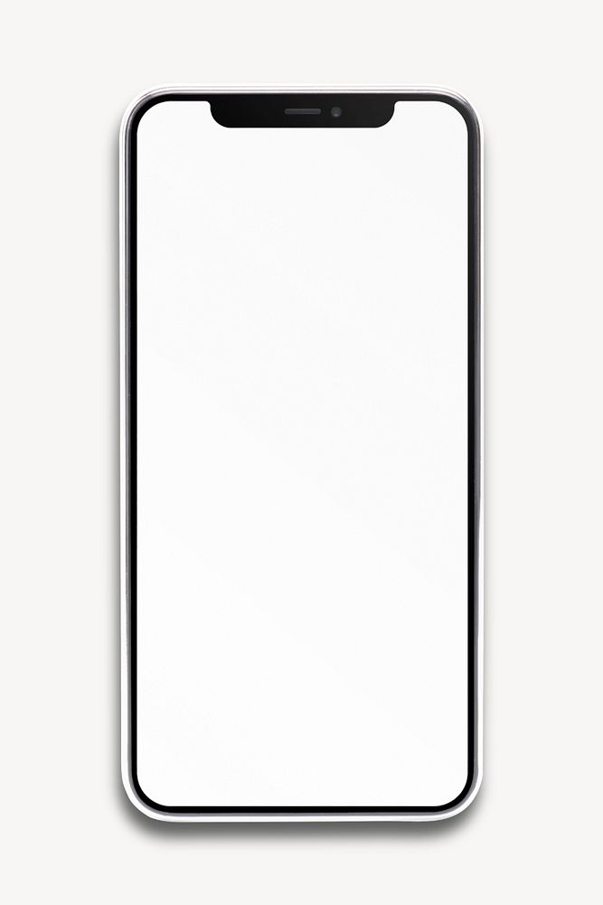 Mobile screen mockup, editable digital device