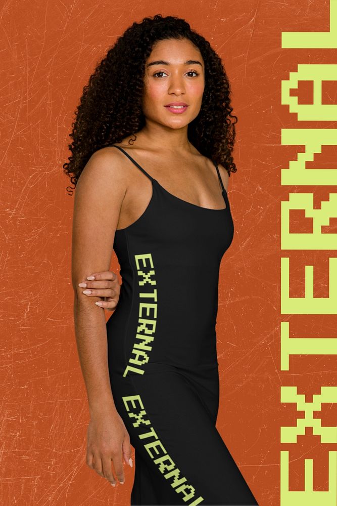 Bodycon dress customizable mockup, women's apparel