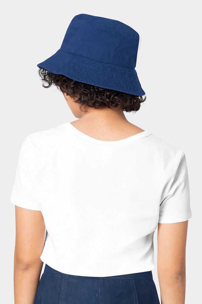 Bucket hat mockup, editable headwear