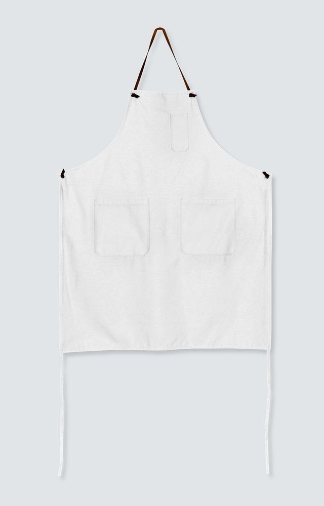 Apron mockup, apparel editable design