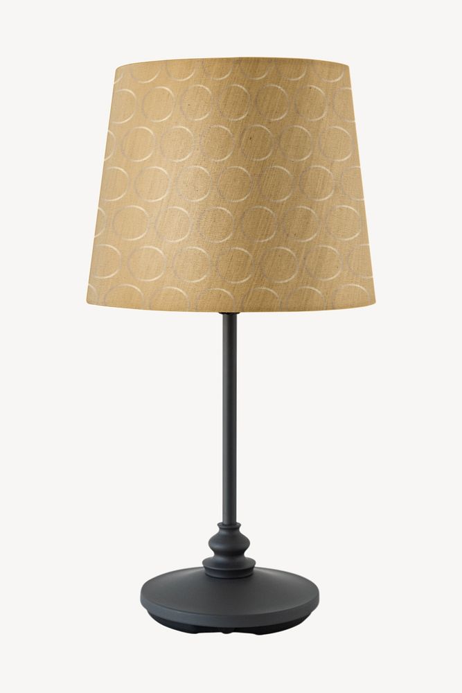 Lamp shade mockup, editable design