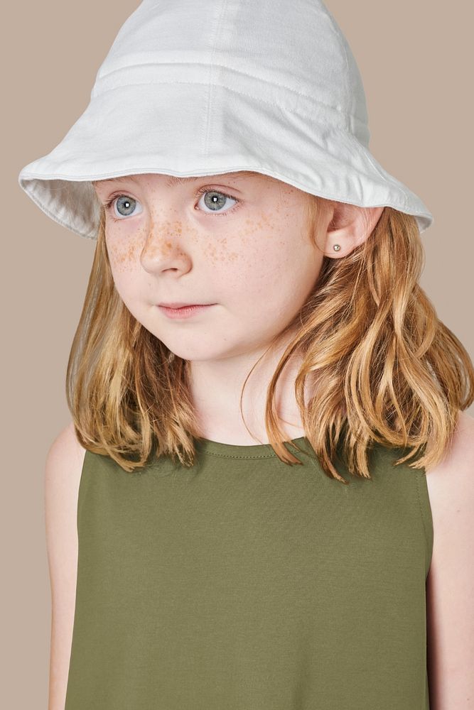 American girl apparel mockup, kid's fashion editable design