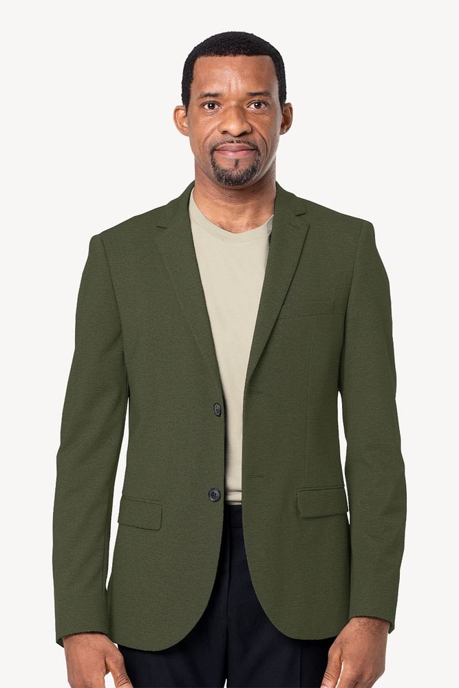 Men's blazer mockup, editable formal wear design