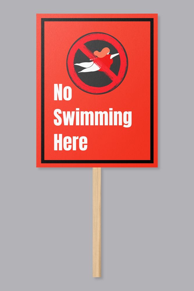 Protest sign  editable mockup