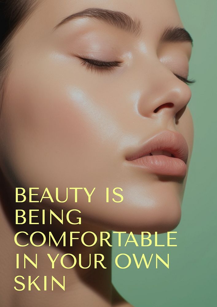 Beauty poster template