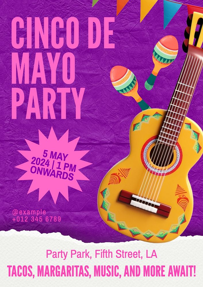 Cinco de Mayo poster template