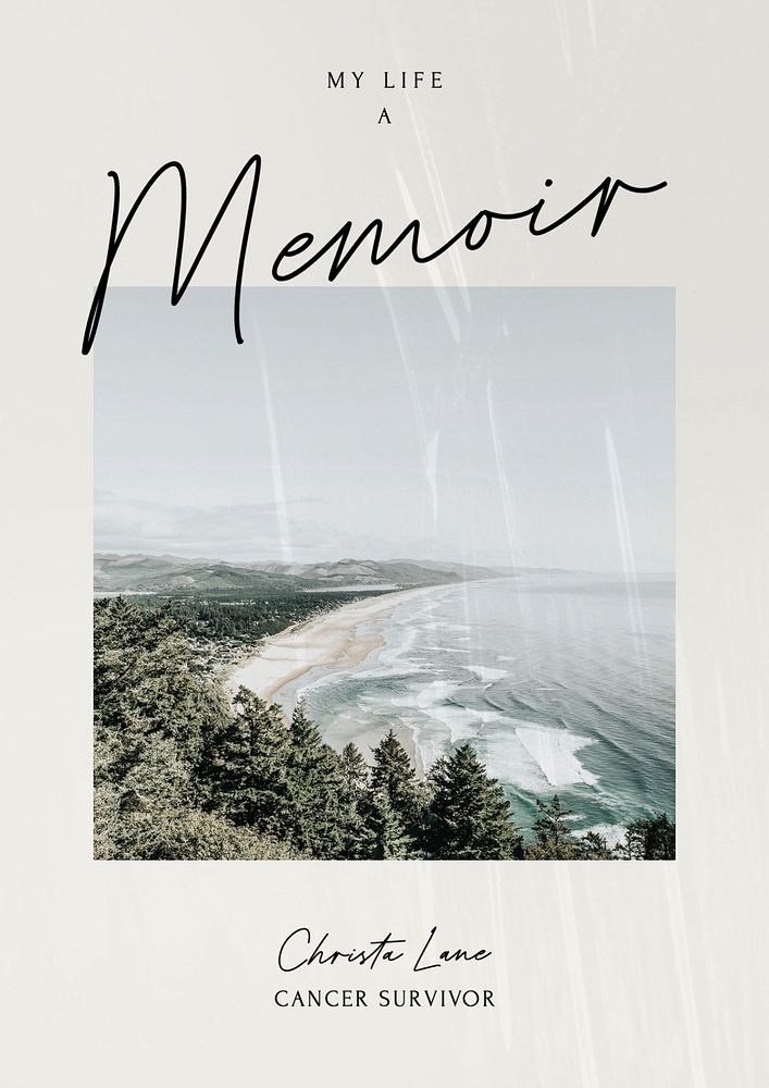 Memoir poster template | Premium Editable Template - rawpixel