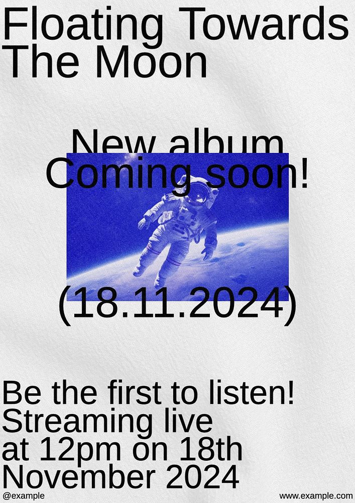 New album poster template editable Premium Editable Template rawpixel