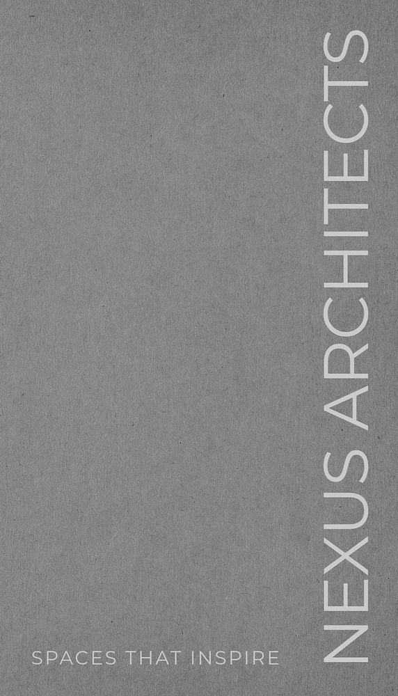 Architecture design firm template, two sided editable design