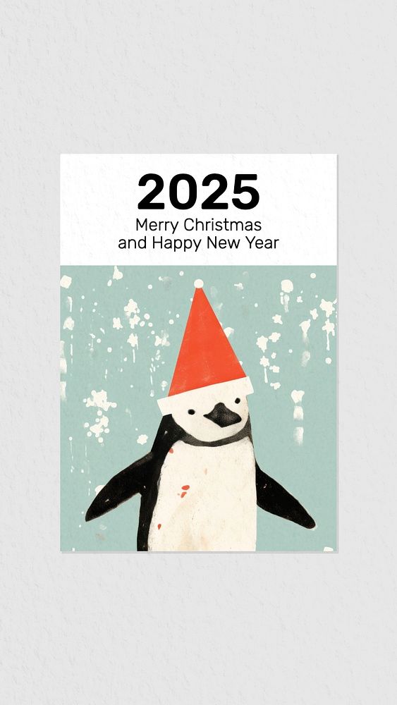 Christmas & new year Instagram story template