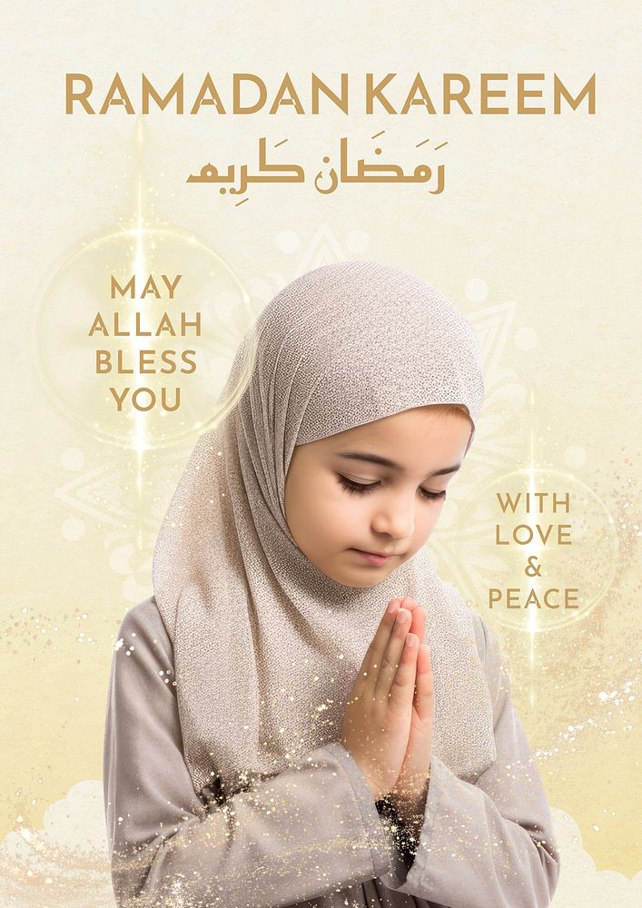 Ramadan Kareem poster template
