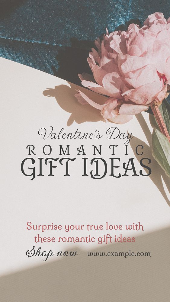 Romantic gift ideas  Instagram post template