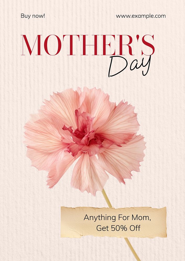 Mother's day sale  poster template
