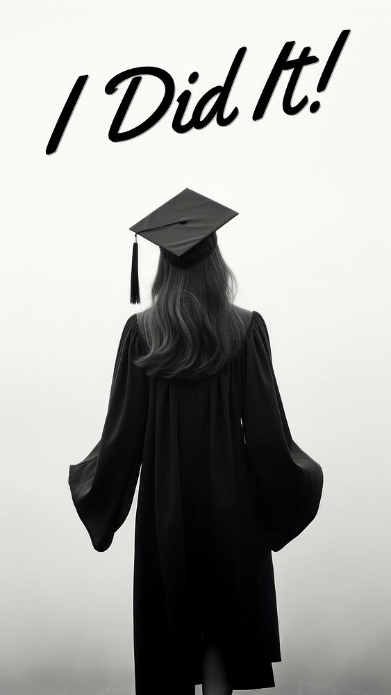 Graduation quote  Instagram story template