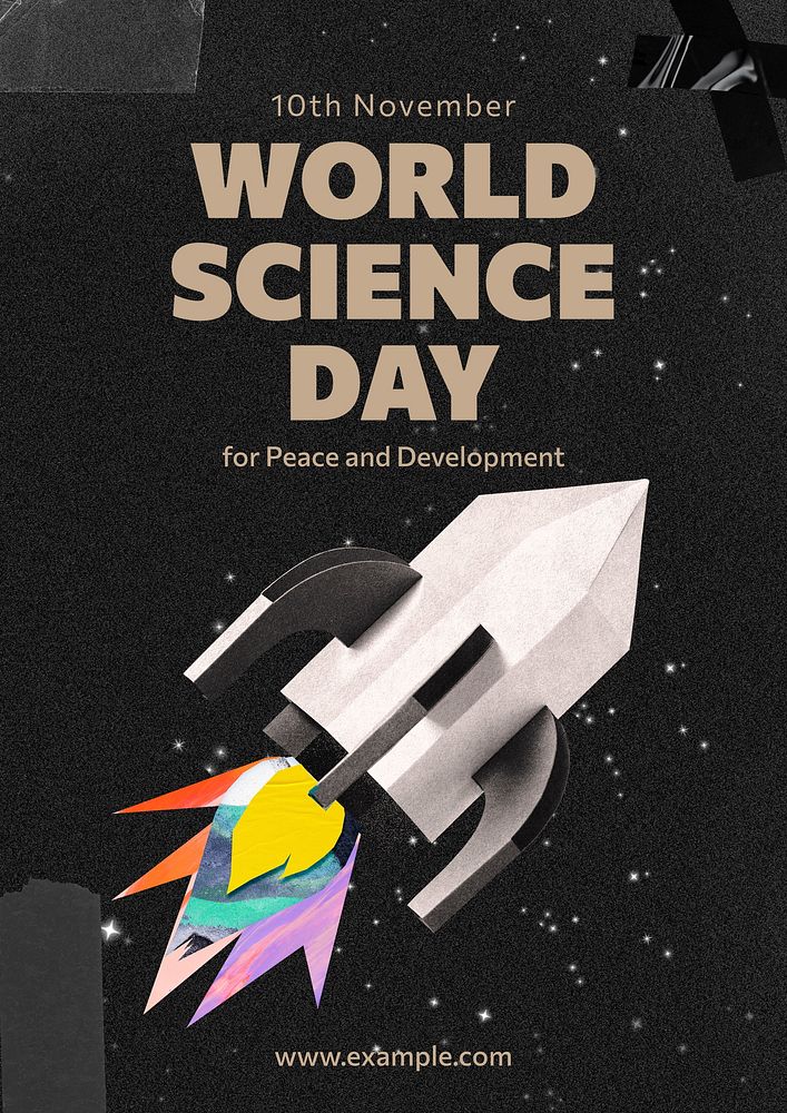 Science day poster template   & design