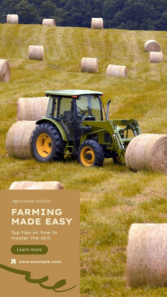 Farming made easy Facebook story template