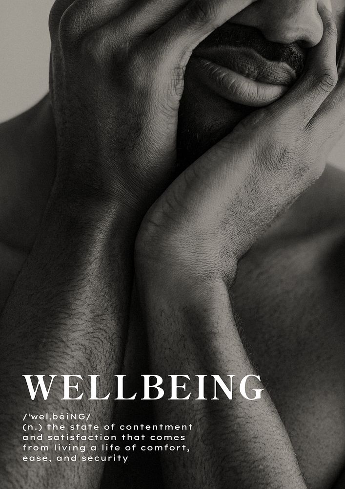 Wellbeing   poster template