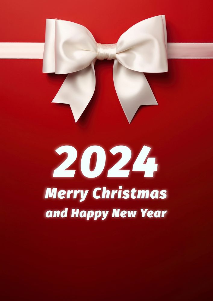 Christmas & new year poster template